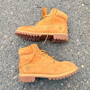 Kids Timberland Classic Wheat Nubuck Boots